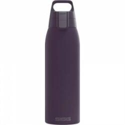 SIGG - Insulated drinking bottle - Thermos bottle Shield Therm One Nocturne carbonated drinks - Leak-proof - Dishwasher safe - BPA-free - 90% recycled stainless steel - Dark purple - 1L - 6021.90
