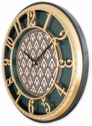 Wallity Dekoratív falióra barna zöld Hisar Emerald design