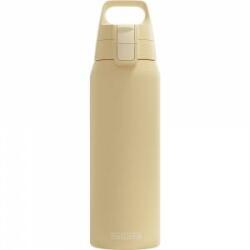 SIGG - Insulated drinking bottle - Thermos bottle Shield Therm One Opti Yellow carbonated drinks - Leak-proof - Dishwasher safe - BPA-free - 90% recycled stainless steel - Light yellow - 0.75L - 6021.10
