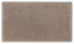  L' essential Maison Fürdőtörölköző barna chevron mintával - barna