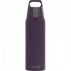 SIGG - Insulated drinking bottle - Thermos bottle Shield Therm One Nocturne carbonated drinks - Leak-proof - Dishwasher safe - BPA-free - 90% recycled stainless steel - Dark purple - 0.75L - 6021.30