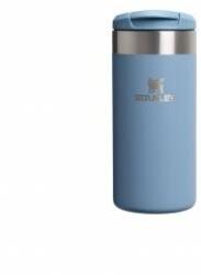 STANLEY 1913 Aerolight Transit Thermo Mug 0.35L - Keeps Hot for 4 Hours - Dishwasher Safe - Coffee Mug To Go Leak-Proof - Compatible with Common Car Drink Holders - Indigo - 100000111694