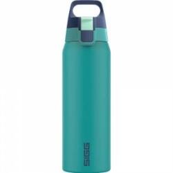 SIGG - Insulated drinking bottle - Thermos bottle Shield Therm One Multicolor Ocean - carbonated drinks - leak-proof - dishwasher safe - BPA-free - 90% recycled stainless steel - green - 0.75L - 6228.10
