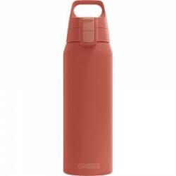 SIGG - Insulated drinking bottle - Thermos bottle Shield Therm One Eco Red carbonated drinks - Leak-proof - Dishwasher safe - BPA-free - 90% recycled stainless steel - Rust red - 0.75L - 6021.20