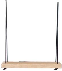  Hanah Home Wall Shelf Walnut Aa055