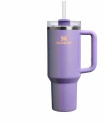 STANLEY 1913 Quencher H2.0 Flowstate Drinking Bottle with Straw 1.2L - Thermo Mug Cools for 11 Hours - 48 Hours Ice Cooled - Thermos Bottle BPA Free - Stainless Steel Drinking Cup - Periwinkle Shimmer - 10000