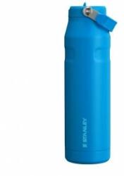 STANLEY 1913 Flip Straw Drinking Bottle with Straw 1.06L - Thermal Mug Cools for 17 Hours - Ice Cold for 4 Days - BPA Free - Leakproof - For Cup Holders - Dishwasher Safe - Azure - 100000107945