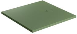 Omnires Cadita de dus compozit Omnires AquaRock M+ patrata verde olive mat 90x90 cm (AQUAROCK90-KOL)