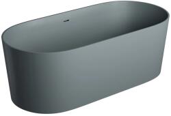 Omnires Cada freestanding Omnires Ovo M+ compozit gri mat cenusa 160x75 cm (OVO160WWZPAG)