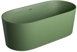 Omnires Cada freestanding Omnires Ovo M+ compozit verde olive mat 160x75 cm (OVO160WWZPOL)
