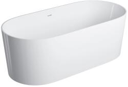 Omnires Cada freestanding Omnires Ovo M+ compozit alb lucios 160x75 cm (OVO160WWZPBP)