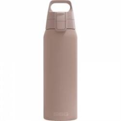 SIGG - Insulated drinking bottle - Thermos bottle Shield Therm One Dusk carbonated drinks - Leak-proof - Dishwasher safe - BPA-free - 90% recycled stainless steel - Warm gray - 0.75L - 6020.90