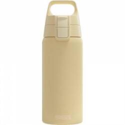 SIGG - Insulated drinking bottle - Thermos bottle Shield Therm One Opti Yellow carbonated drinks - Leak-proof - Dishwasher safe - BPA-free - 90% recycled stainless steel - Light yellow - 0.5L - 6022.30
