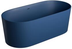 Omnires Cada freestanding Omnires Ovo M+ compozit albastru midnight blue mat 160x75 cm (OVO160WWZPMB)