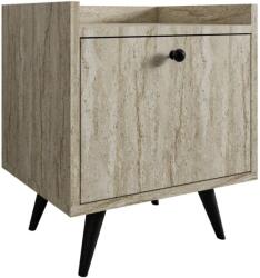  Hanah Home Nightstand Travertine Dopo - Travertine