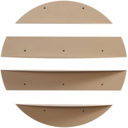  Hanah Home Dekoratív Fém Fali Polc Taupe Vlnt118Cp