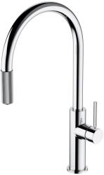 Omnires Baterie bucatarie cu dus extractibil Omnires Switch cu sistem filtrare apa finisaj crom lucios (SW9059-FD1CR)