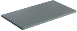 Omnires Cadita de dus compozit Omnires AquaRock M+ dreptunghiulara gri cenusiu mat 80x160 cm (AQUAROCK80-160AG)