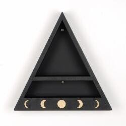  Hanah Home Fali Polc Fekete Cry001-S