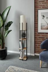 Opviq Floor Lamp Oak Quatro - Oak
