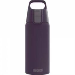 SIGG - Insulated drinking bottle - Shield Therm One Nocturne thermos bottle - carbonated drinks - leak-proof - dishwasher safe - BPA-free - 90% recycled stainless steel - dark purple - 0.5L - 6022.50
