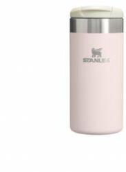 STANLEY 1913 Aerolight Transit Thermo Mug 0.35L - Keeps Hot for 4 Hours - Dishwasher Safe - Coffee Mug To Go Leak-Proof - Compatible with Common Car Drink Holders - Rose - 100000108129