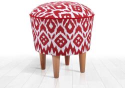  Atelier Del Sofa Puff Piros Fehér - Piros, Fehér