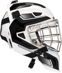 CCM Mască de hochei pe gheață pentru portar Axis F5 CCE White/Black Junior