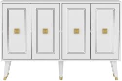  Hanah Home konzolasztal WhiteGold Hartın - Fehér, Arany