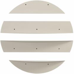  Hanah Home Dekoratív Fém Fali Polc Halvány Bézs Vlnt118Kr