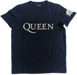 Queen Logo & Crest (Applique) Navy Blue M Ing (QUAPSLUB01MN02)