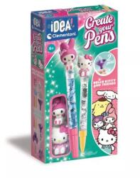 Clementoni Hello Kitty: Set de fabricat pixuri Hello Kitty și My Melody - 2 buc (18433)