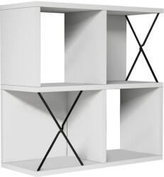  Hanah Home Wall Shelf White Black Extra - White (845HCT1615)