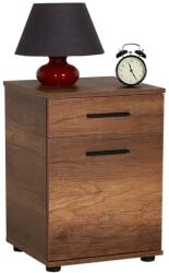  Hanah Home Nightstand Oslo Walnut Kmd-511-Oo-1
