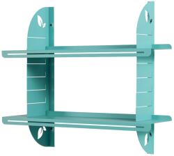  Hanah Home Dekoratív Fém Fali Polc Türkiz Vlnt126R6027