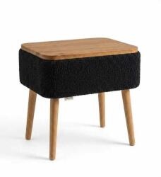 Hanah Home Éjjeliszekrény Black Nova - Fekete