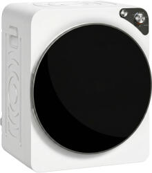  HOMCOM Mini Hordozható Szárítógép 5 kg, 5 Program, 1000 W, Akár 60℃, Időzítő, Rozsdamentes Dob, Otthoni Használatra, Fehér Ruhaszárító