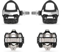 Garmin Rally RS210 / XC210 országúti / MTB patentpedál szett, kétoldalas wattmérős, SPD-SL és SPD, BT, ANT, fekete