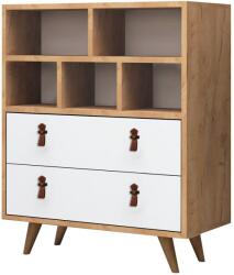  Hanah Home Komód Tölgy Fehér Beggu (811MDD3423)