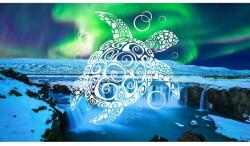 L' essential Maison Beach Towel Multicolor Blue Turtle 70