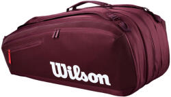 Wilson Defyer V1 Super Tour 15PK Maroon Táska teniszütőhöz