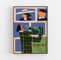 Jakub Zasada Béka, színházi poszter, Sztampa Színház, Zapolska, 2025, 50x70, B2