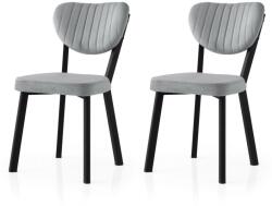 Hanah Home szék szett (2 darab) fekete jégkék Beta - 851 V2