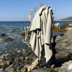  L' essential Maison Fouta (strandtörölköző) Grey Harmony - fekete