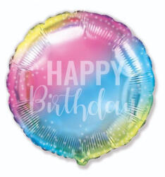 GoDan Happy Birthday Rainbow, Szivárvány fólia lufi 46 cm (MLG306941)