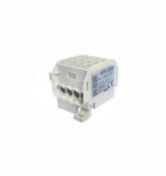 OMU System TB82516L 25/16mm2 1 pólus szürke ónozott fővezetéki leágazókapocs főv: 2x2.5-25mm2 leág: 6x2.5-16mm2 (TB82516L)