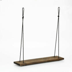  Hanah Home Wall Shelf Walnut Aa046