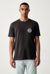 Giorgio Armani férfi pamut póló - barna L - answear - 25 990 Ft