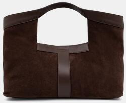 TWINSET shopper női velúrbőr - barna Univerzális méret - answear - 161 990 Ft