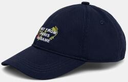Drôle de Monsieur férfi pamut siltes sapka Vine Embroidered Slogan - sötétkék Univerzális méret